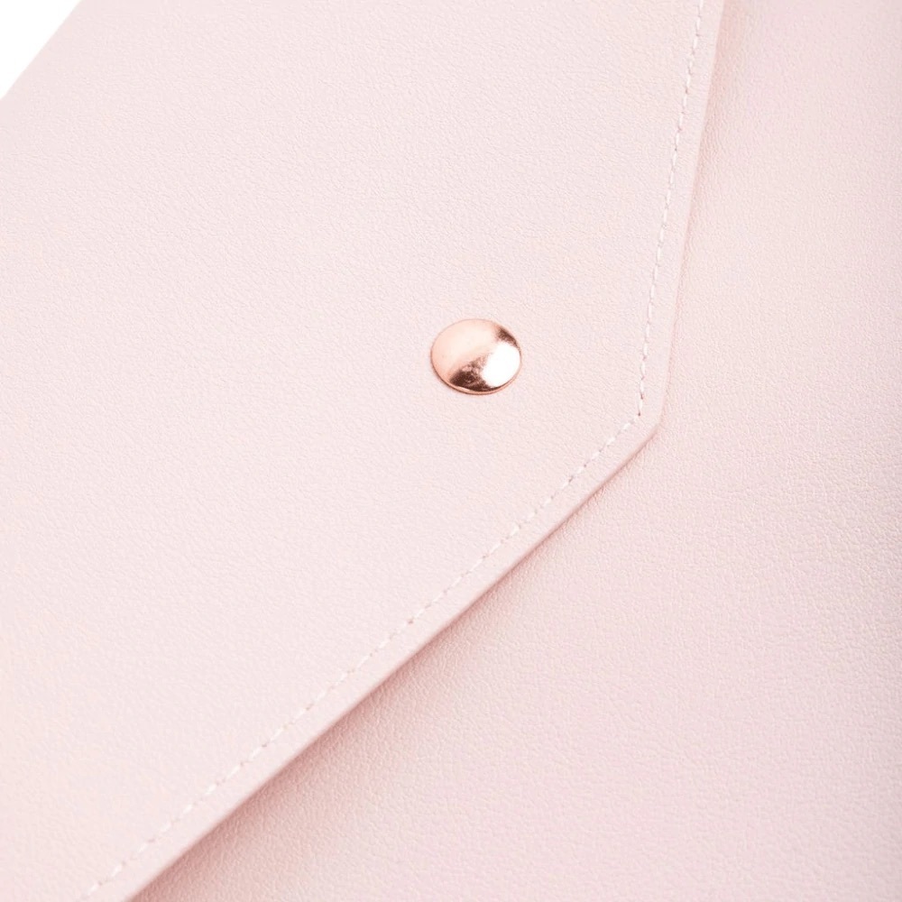 The Megan Portfolio Clutch Glass Ladder and Co Organizer in light baby Pink - Picture 7 of 11